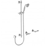 Lillian Lever Rail Shower Set, Chrome